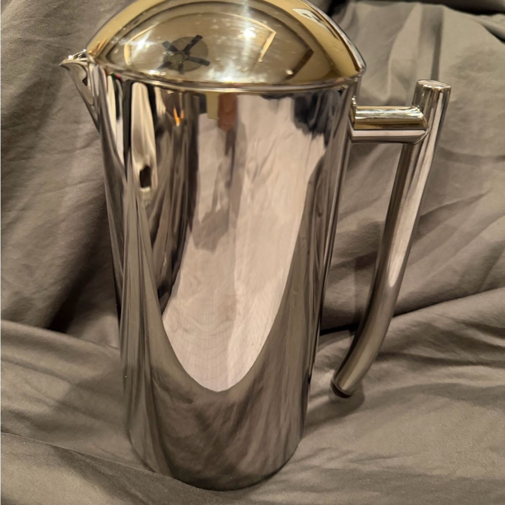 Stainless Steel French Press Coffee Maker - Silver - Picture 3 of 6